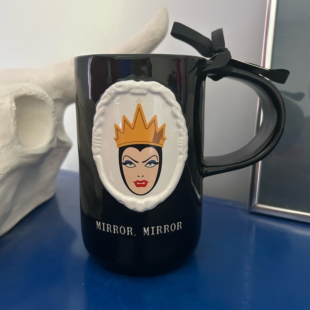 Rae Dunn Disney Villains Snow White Evil Queen Mirror Mirror Tall Mug